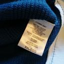 Hilary Radley  Heather Blue Knit Crew Neck Sweater Photo 5