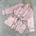 Mulberry THXSILK Women’s 19 Momme Mini Robe 100%  Silk Lotus Pink Size M Photo 1