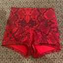 Lululemon Biker / Running Shorts Red Size 4 Photo 0