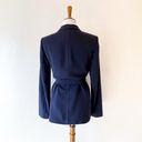 Hugo Boss  Navy Jabilta Belted Suit Jacket Size 6 Photo 6