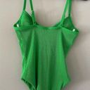 Kulani Kinis Ribbed Underwire One-Piece Swimsuit in Green Size Small Women’s Photo 3