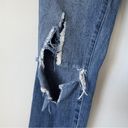 Urban Outfitters BDG  100% Cotton Distressed Medium Wash Jeans Raw Hem Skinny EUC Photo 4