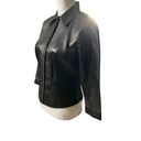 Cache  100% Leather Jacket Lighterweight Lined Sz 4 Photo 5