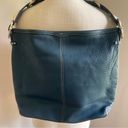 Liz Claiborne  Dark Blue Magnetic Close Shoulder Bag SKU#C24260 Photo 0