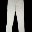 American Eagle  Size 00 Regular White Skinny Jeans Stretch Mom Jean Photo 1