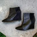 All Saints Manifesto booties black leather suede Photo 0