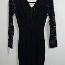 Dress the Population NWOT  Erica Black Lace Mini Dress Photo 2