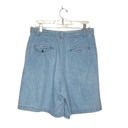 Ralph Lauren  Jean Shorts Denim Mom Style Light Wash Size 12 Vintage High Rise Photo 4