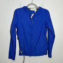 Lole  Blue Windbreaker Lightweight Rain Jacket with Hood Adjustable Zip Pockets Photo 0