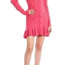 Chelsea & Violet C&V  Cable Knit Button Front Long Sleeve Dress Photo 0