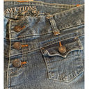 Seductions  Denim Button Fly Hipster Flare Jeans size 9 Photo 5