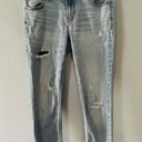 Old Navy rockstar mid rise distressed ripped ankle jeans size 2 Photo 0