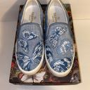 Valentino Garavani  Denim Blue Rock Stud Low top Butterfly Skater flat Sneaker 35 Photo 7