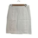 J. McLaughlin  Winnie Scallop White Skirt, New with Tags Photo 2