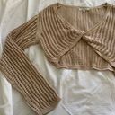 Love Tree Knit Long Sleeve Cardigan Photo 1