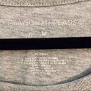 Grayson Threads  gray tee with cut out shoulders Photo 1