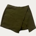 Blue Blush Wrap Olive Mini Skort Photo 0