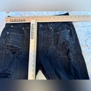 American Eagle  black distressed jeans Low rise Baggy Flare women size 6 short Photo 10