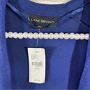 Lane Bryant  NWT Navy Open Front Cardigan Sweater Size 10/12 Photo 5