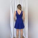 American Eagle Vintage  Outfitters Georgette Crepe Mini Dress - Royal Blue - 0 Photo 1