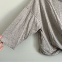 Free People Movement FP Movement by Free People Grey Tan Twist Front Cropped Athletic Shirt Small Photo 2