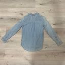 Kohls Lightweight Long Sleeve Denim Shirt Mexilla Button Down Crystals Rhinestone Photo 5