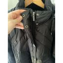 London Fog  Faux Fur Hooded Down Puffer Coat Plus 0X Black Winter Jacket Photo 2