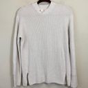 Lululemon  Merino Wool-Blend Ribbed Crewneck Sweater White Opal Size 4 Photo 2