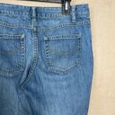 J.Jill  Women's Blue Denim Straight Jeans Size 8 Front & Back Pockets Photo 8