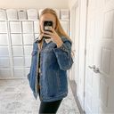 Madewell  The Oversized Jean Jacket Donaway Wash Sherpa Photo 81