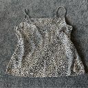 Nine West cheetah draped satin cami Photo 4