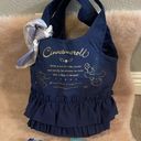 Sanrio Cinnamoroll Navy blue & gold frilly bag, card holder & change purse Photo 2