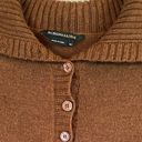 BCBGMAXAZRIA  Long Lambs Wool Sweater Brown Photo 3