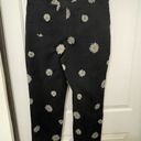 Tinseltown Y2K Style Juniors Floral Daisy Denim Jeans Size 15 Raw Hem Straight Leg Jeans Photo 2