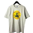 Roots 90s Vintage All Sport Grass  Guns Save Lives T Shirt Made In USA Snake Photo 0