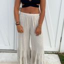 Boutique Flowy Tan Pants Photo 0