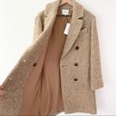 Vince  Boucle Wool Twill Double-Breasted Peacoat Beige Size S NWT Photo 11