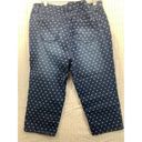 Gloria Vanderbilt  Womens Cropped Jeans Petite Sz 14P Polka Dot Jordyn Slimming Photo 4