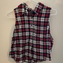 Wild Fable Flannel Crop Top Photo 1