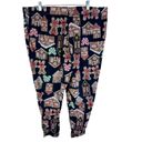 Disney  Mickey Mouse Gingerbread Lightweight Fleece Pajama Set Size XL Photo 4