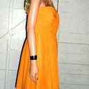 Shoshanna Orange Silk Strapless Dress 8 NWT Photo 4