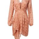 Michelle Mason NWT  Intermix Polka Dot Mini Dress, Blush Pink, size 8, Photo 2