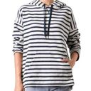 Alexander Wang T by  Navy Stripe French Terry Hoodie Photo 0