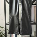 Tuckernuck  Ashford Black Faux Leather Kick Flare High Rise Pants Women’s Small Photo 1