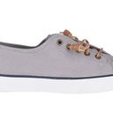 Sperry NEW  PIER VIEW GREY STS95729 SLIP ON CANVAS SNEAKER WOMEN'S Photo 1