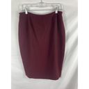 Cato  Maroon Pencil Skirt Size 12 Photo 2