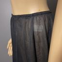 Vassarette Vintage Sheer Half Slip  Medium Avg Black Crepelon II Nylon Polyamid Photo 3