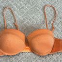 Triangl  swimwear “Dylla” bikini top apricot sparkle orange underwire cups neon Photo 3