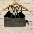 JoyLab  Women’s Strappy Longline Brushed Jersey Bra Charcoal Heather NWT Photo 63