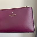 Kate Spade burgundy leather wallet clutch wristlet Photo 1